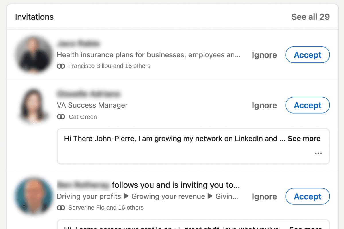 Investors on Linkedin - How to connect