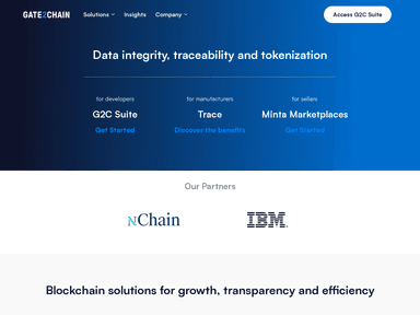 Gate2Chain blockchain startup