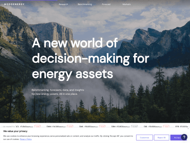 Modo Energy environmental technologies fund startup