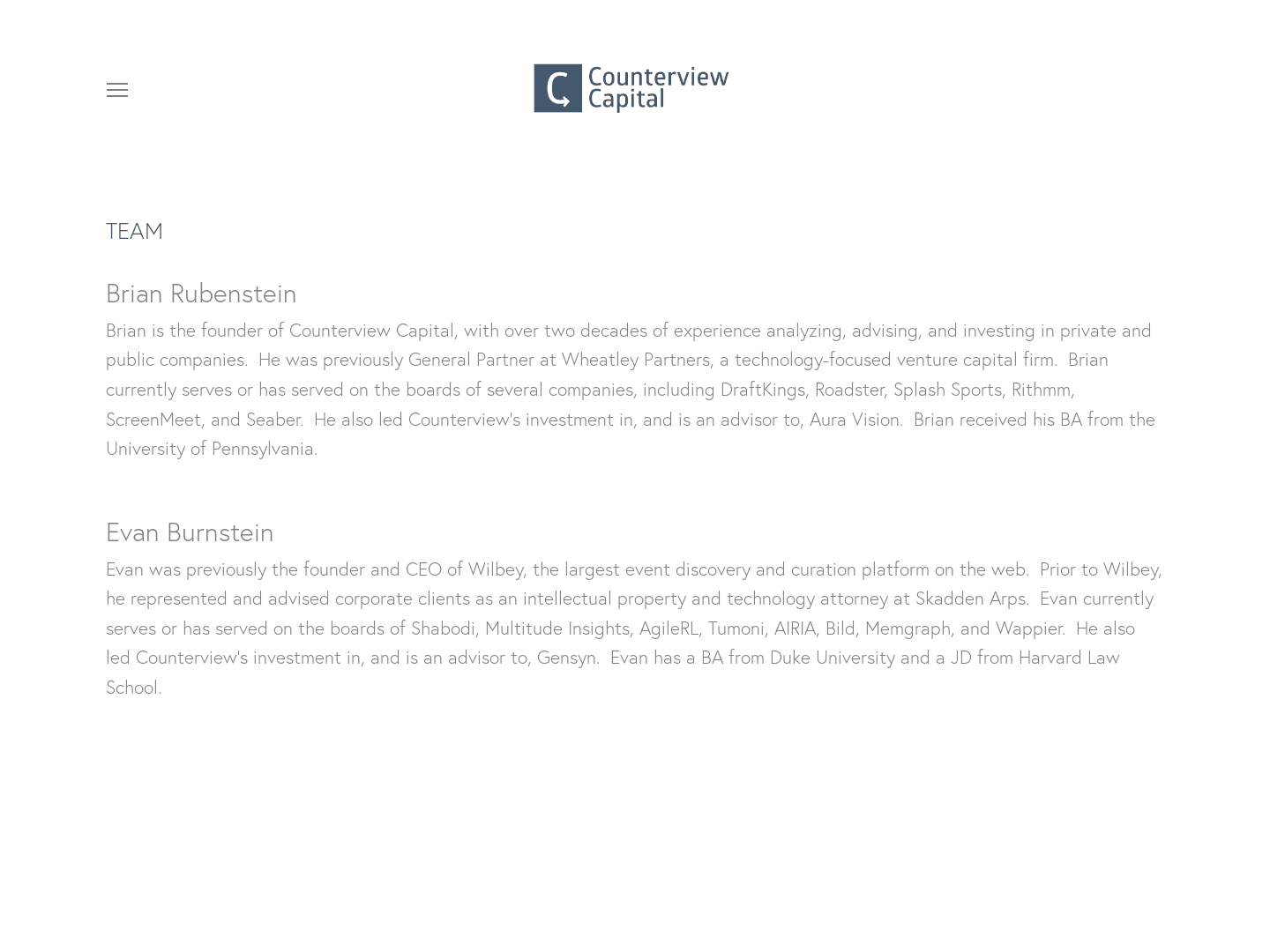Counterview Capital