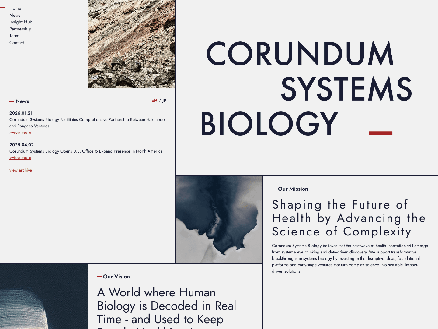Corundum Systems Biology (CSB)