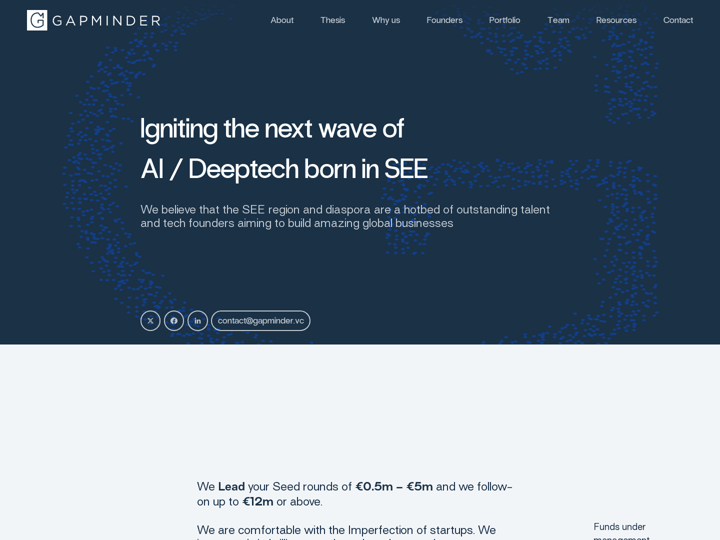 GapMinder VC