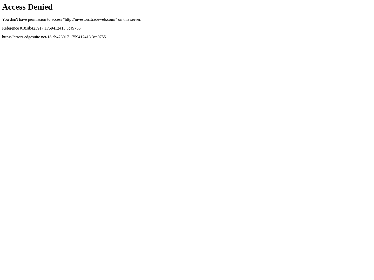 Tradeweb