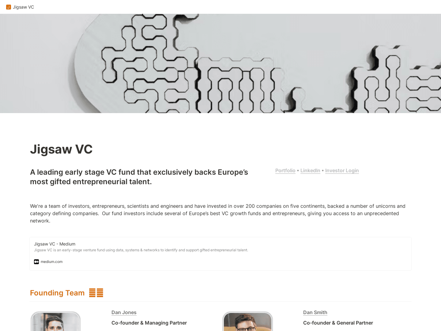 Jigsaw VC