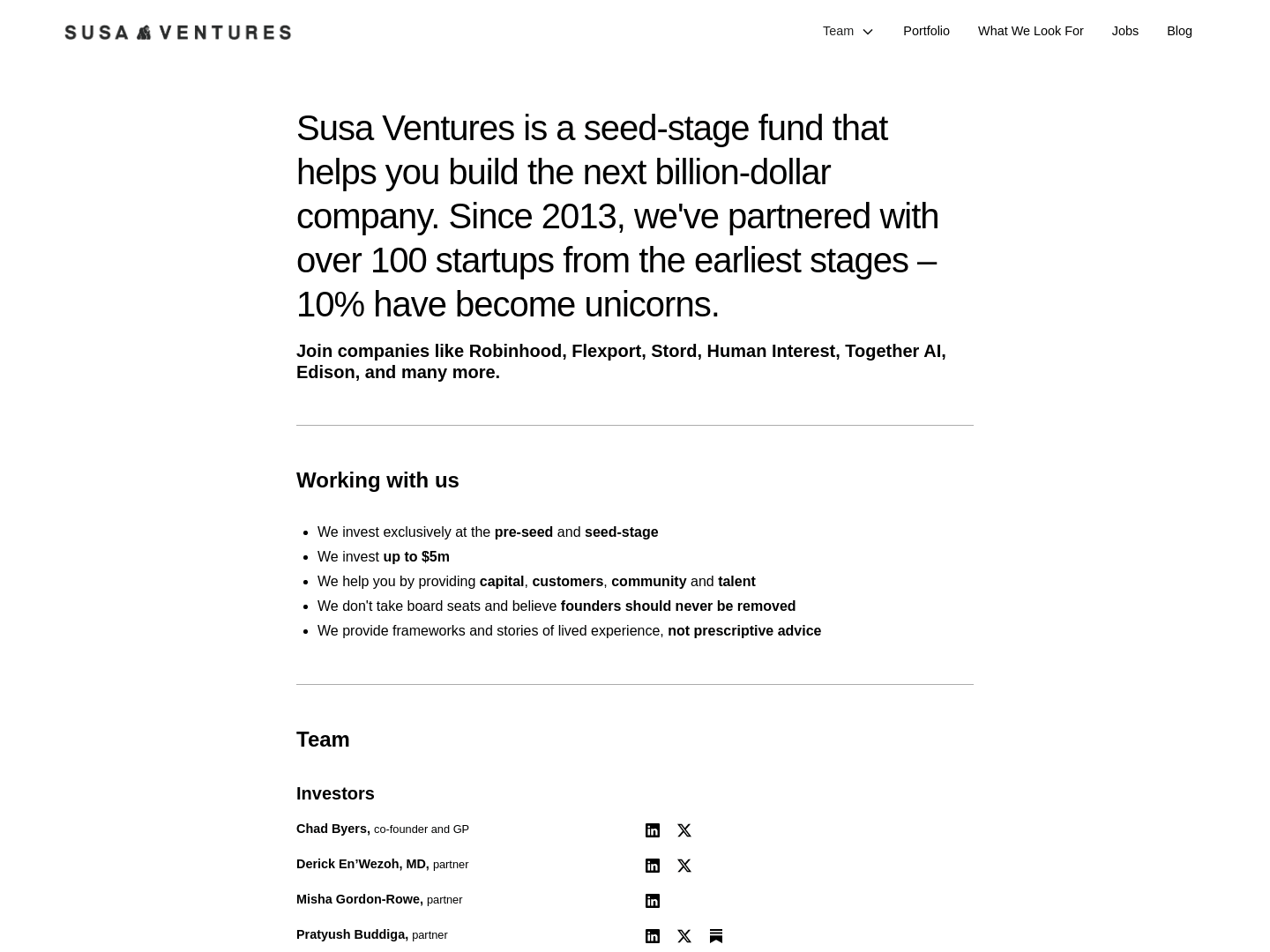 Susa Ventures